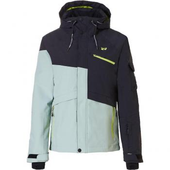 Giacca Rehall Tasha‑R con Cappuccio Nero-Grigio per Donna XXL