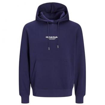 Jack & Jones Vesterbro Men's Hooded Sweatshirt – Ocean Cavern, Small