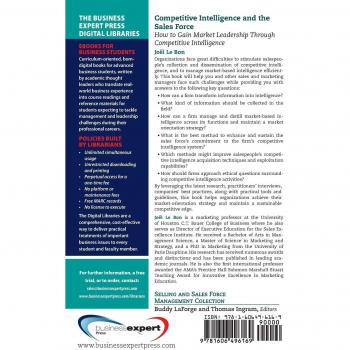 Competitive Intelligence and the Sales Force: How to Gain Market Leadership Through Competitive Intelligence