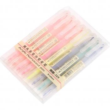 Artist's Dual Tip Highlighter Markers - 8 Pack