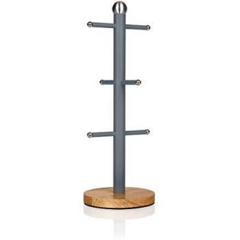 Non-slip Bamboo Base Mug Tree