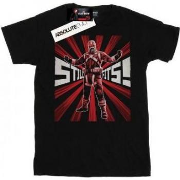 Marvel Men’s Black Widow Red Sparrow Fitted Shirt (L, White)