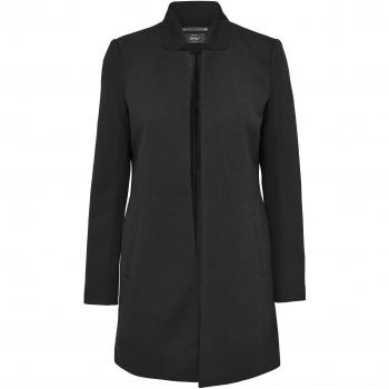ONLY Onlsoho Light Melange Coatigan Cc Otw-Abrigo Mujer, Schwarz