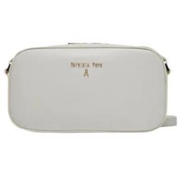 Borsa a tracolla Patrizia Pepe Graphic Case piccola in pelle bianca per donna