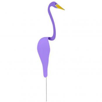 Absolutely Gorgeous Bird Decorative Plate with Innovative Flamingo Spinner