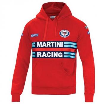 Sparco Sudadera con Capucha Hombre Martini Racing Rojo