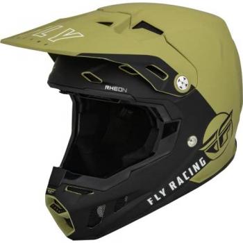 Fly Racing Formula CC Centrum Casco Moto Cross 2XL Nero-Bianco-Verde