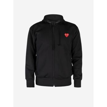 Felpa à Capuchon Noir Homme