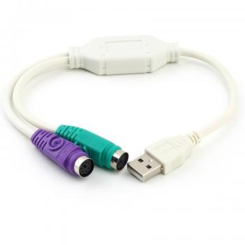 USB Male to PS2 Female Converter for Keyboard and Mouse