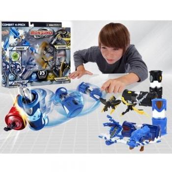 Monsuno - Pacchetto di Combattimento: 4 Animali + 4 Nuclei - Team Pack Core-tech