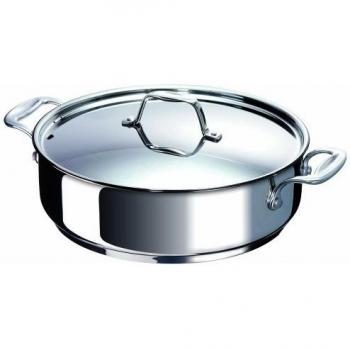 Sauteuse en acier inoxydable avec poignées Chef 28 cm - 3120262066280 - Avis et Prix | Mathon