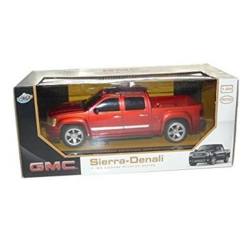Red GMC Sierra Denali 1:24 Friction Series Truck