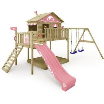 Torre Giochi Smart Coast Casetta Palafitte Rosa