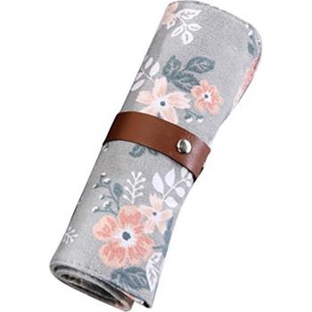 Portable Cartoon Fox Roll Pencil Organizer