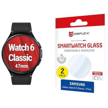 E.V.I. DISPLEX Unzerbrechliches Glas für Galaxy Watch6 Classic