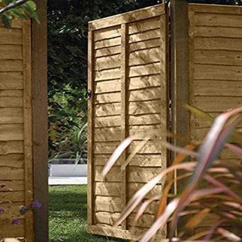 Rowlinson 6ft High Traditional Square Lap Gate - Pressure Treated