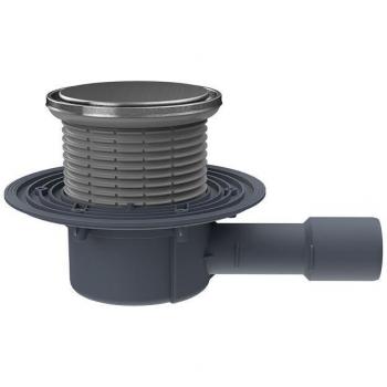 Siphon horizontal en acier inoxydable DN40/50