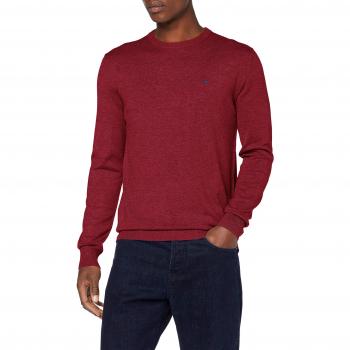 Camiseta sin Mangas Scotch & Soda Clásica de Cuello Redondo Melange Viscosa, (Boho Brick 0780), Talla M para Hombre