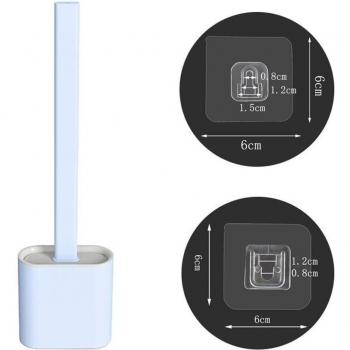 Silicone Toilet Brush with Stand