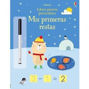 MIS PRIMERAS RESTAS. LIBROS PIZARRA PREESCOLARES