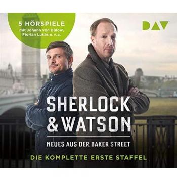Viviane Koppelmann Sherlock & Watson. Neues Aus Der Baker Street. Die Komplette Erste Staffel: Hörspiele Mit Johann Von Bülow, Florian Lukas U.V.A. (5 Cds)