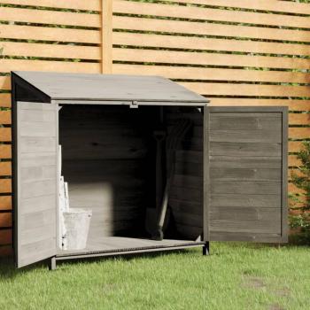 VidaXL Gerätehaus Anthrazit 102x52x112 cm Tanne