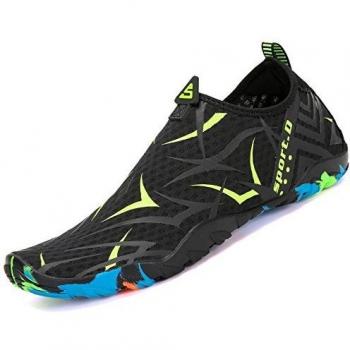 Katliu Calzature Beach Nero e Verde 44 EU