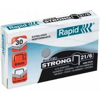 Punti Metallici per Cucitrici Rapid - 21/6 - Conf. 5000 (Rif. 24867700)
