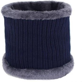 Knitted Winter Hats with Scarf