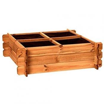 HUERTO URBANO MADERA PINO SEED PLANTER 80 CM