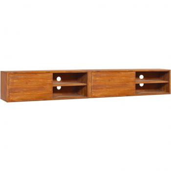 Vidaxl Wall-mounted TV Cabinet 180x30x30 cm Solid Teak Wood
