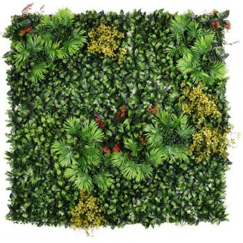 Artificial Greenery Boxwood Panel - 50x50cm for Indoor/Outdoor Wall Decoration