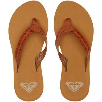 Roxy Chanclas Porto Motif Marrón