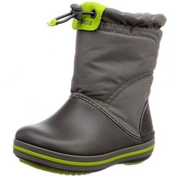 Botas de Nieve Crocs Crocband LodgePoint, Gris, Unisex niños