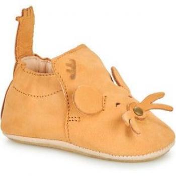 Krabbelschuhe MY BLUBLU MOUSE WILD in camel