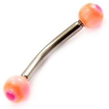 Piercing Arco Fucsia Arancione C4911