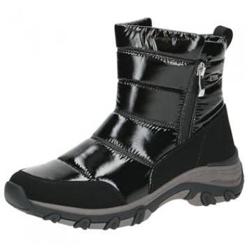 Caprice Stiefelette Schwarz Flacher Absatz für Damen - 38