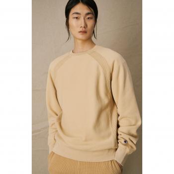Champion Sweatshirt Reverse Weave 218644 Beige Regular Fit L