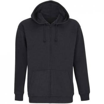 Carter Full‑Zip Adult Hoodie (2XL) – Black Edition