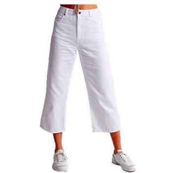 Pantalón Ancho Blanco Superdry Mujer