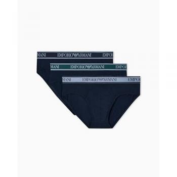 Conjunto de 3 pijamas marine core Emporio Armani