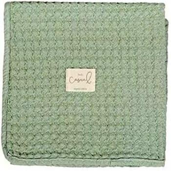 Manta Crochet Algodón Orgánico 95x75 de Bimbidreams