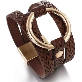 Multilayer Leather Wrap Bracelets for Women and Men