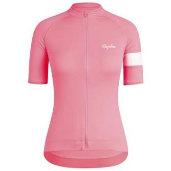 Maillot Rapha Core manga corta rosa mujer - XS