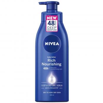 NIVEA Kosteuttava ja Ravittava Kehonvoide 400 ml