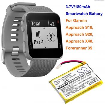 Dinoply Reemplazo de Batería 180mAh para Garmin X40
