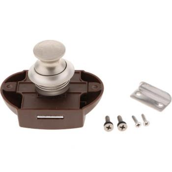 Pearl Nickel Push Button Latch for Cabinets