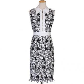 VGH High Waist Hollow Out Dress for Women