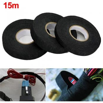 15m Schwarzes Flanell Kabelbaum Dämpfungsband