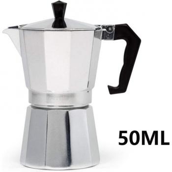 Aluminium Espresso Maker mit Filter 50/100/150/300/450/600ml